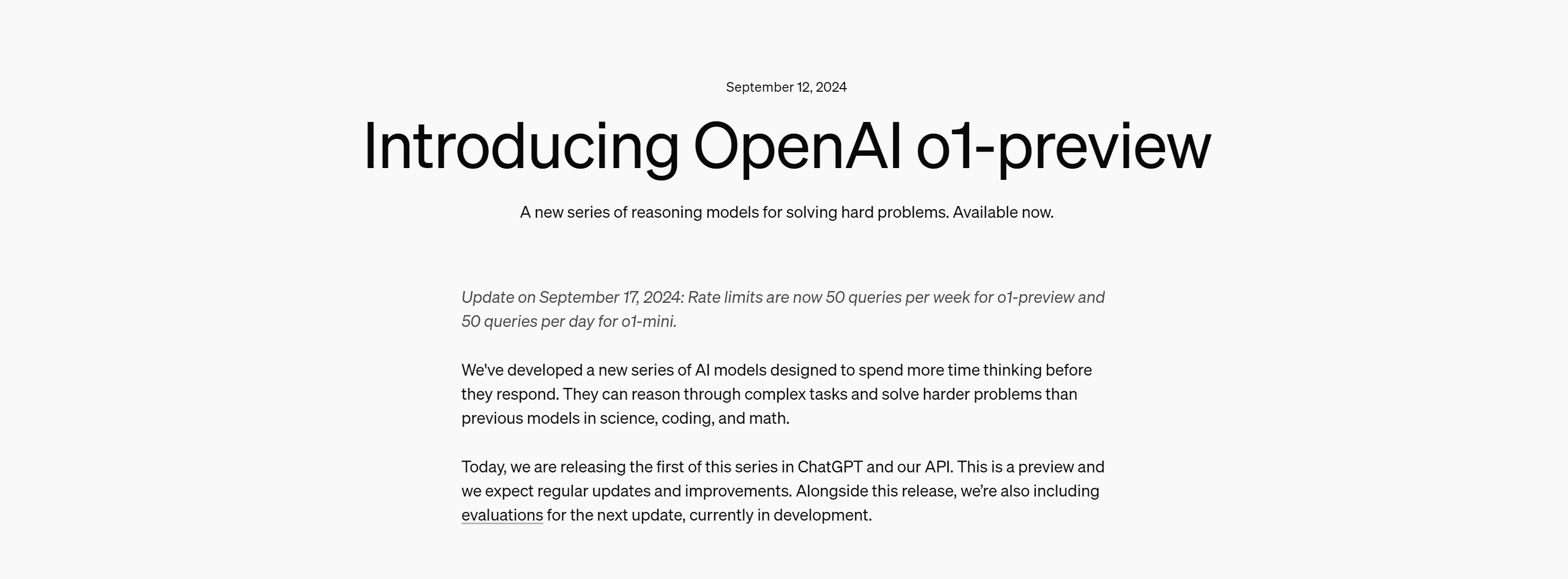 OpenAI o1-preview
